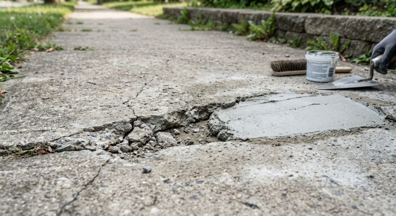 Chipped Concrete Repair in Des Moines, IA